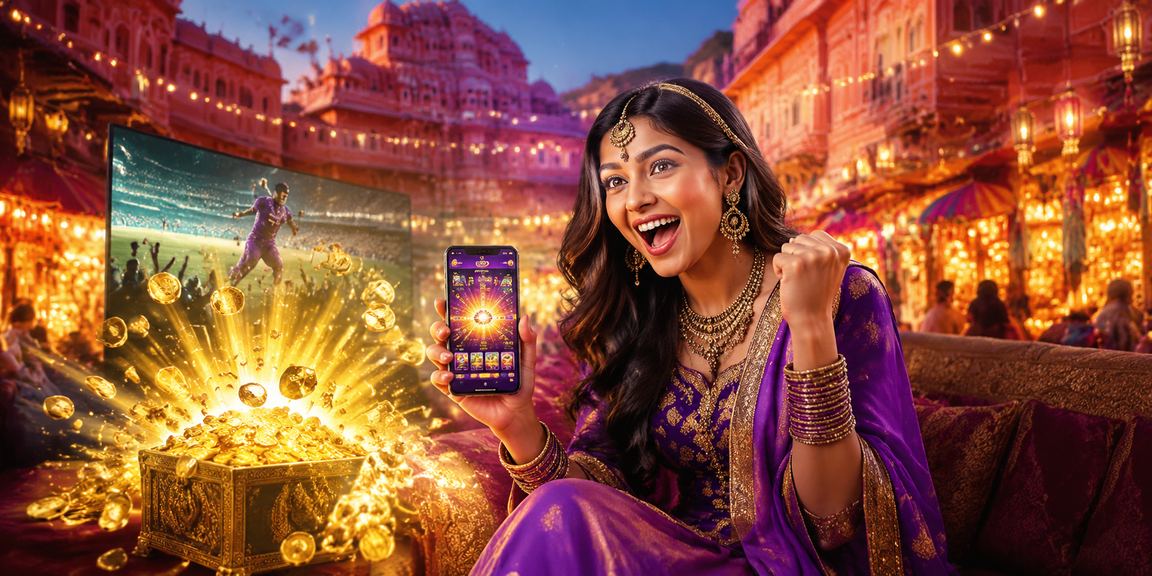 Vibrant night market and casino app use in Jaipur